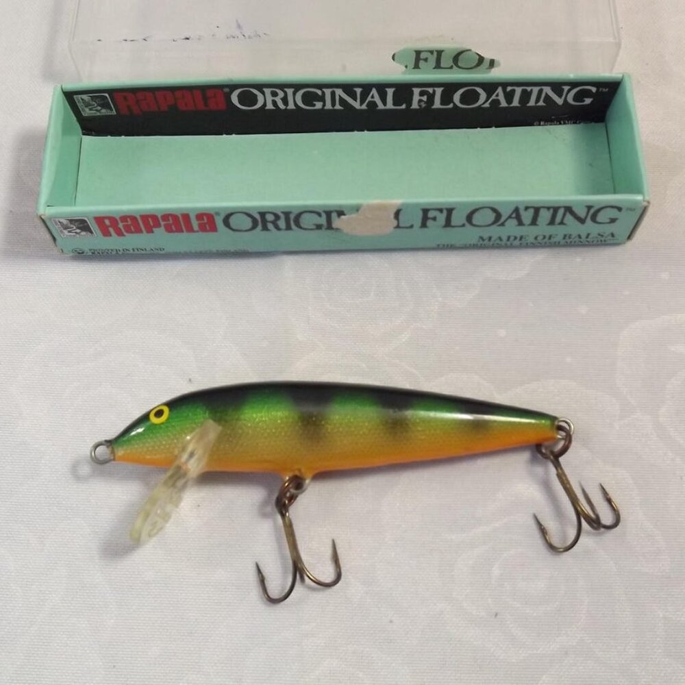 NOS Original Rapala Balsa Fish Lure, Floating Model